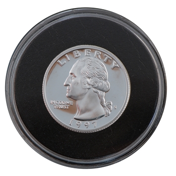 1997 Washington Quarter in capsule - Silver Proof