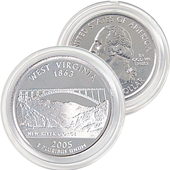 2005 West Virginia Platinum Quarter - Denver Mint