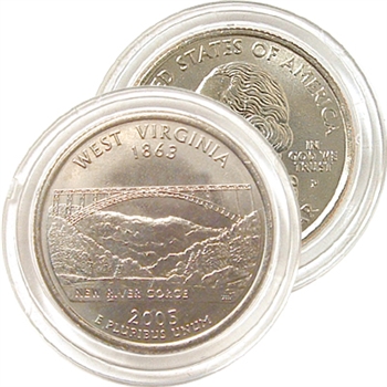 2005 West Virginia Uncirculated Quarter - Philadelphia Mint