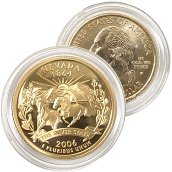 2006 Nevada 24 Karat Gold Quarter - Philadelphia