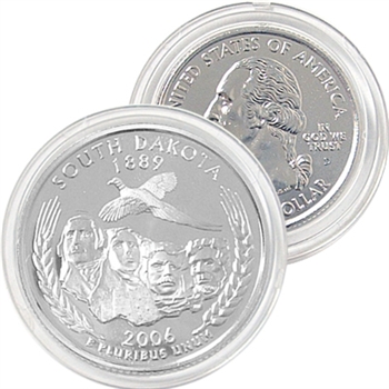 2006 South Dakota Platinum Quarter - Denver Mint