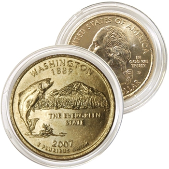 2007 Washington 24 Karat Gold Quarter - Denver