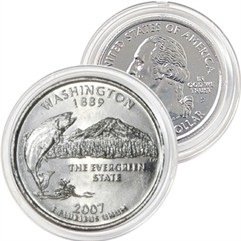 2007 Washington Platinum Quarter - Denver Mint