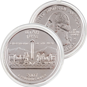 2007 Utah Platinum Quarter - Denver Mint