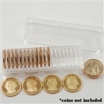 Coin Tube - Dollar with Dividers (Holds 20 coins) - 26.5 mm - Quantity 1