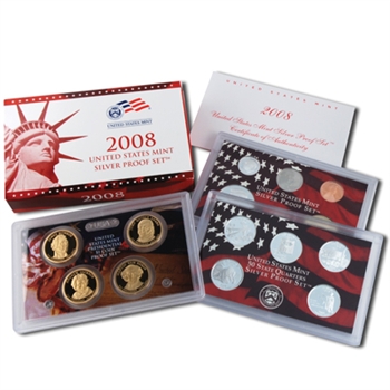 2008 US Silver Proof Set - Modern (14 pc)