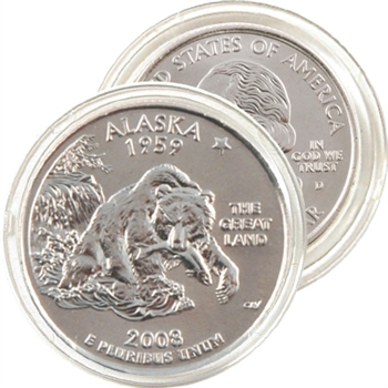 2008 Alaska Uncirculated Qtr - Denver Mint