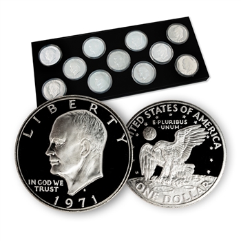 Complete Eisenhower Proof Dollar Collection - 11 coin set