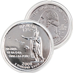 2008 Hawaii Platinum Quarter - Denver Mint