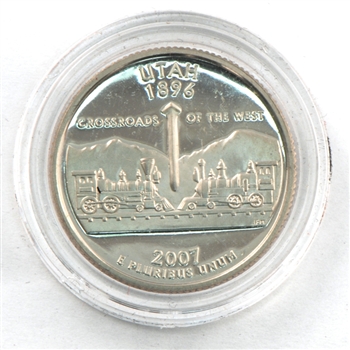 2007 Utah Proof Quarter - San Francisco Mint