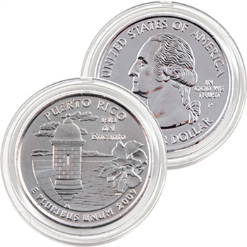 2009 Puerto Rico Platinum Quarter - Philadelphia Mint