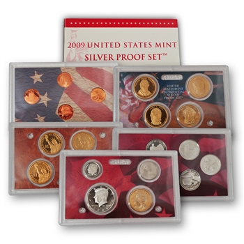 2009 US Silver Proof Set - Modern (18 pc)