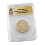 2009 Native American Dollar - Philadelphia - ANACS 67