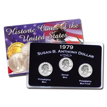 1979 SBA 3 pc PDS Uncirculated Set - Lens