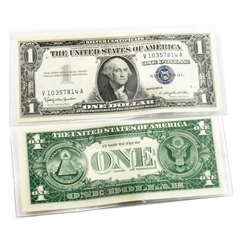 Last $1 Silver Certificate ( 1957 ) - Uncirculated QTY 5