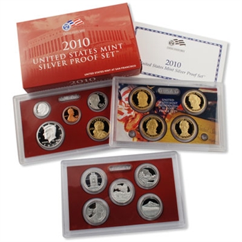 2010 US Silver Proof Set - Modern (14 pc)