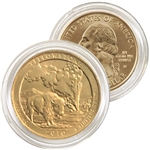 2010 Yellowstone 24 Karat Gold Quarter - Denver