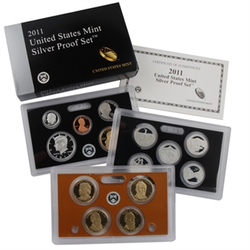 2011 US Silver Proof Set - Modern (14 pc)