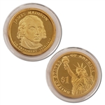 2007 James Madison Presidential Dollar - Proof - San Francisco