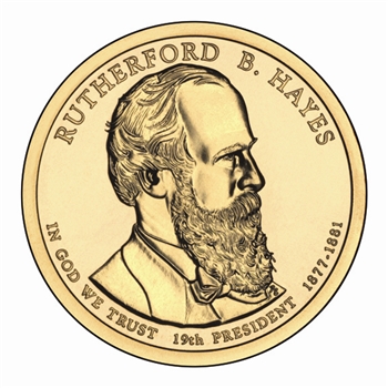 2011 Rutherford B. Hayes Presidential Dollar - Gold - Philadelphia