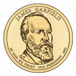 2011 James A. Garfield Dollar - Gold - Denver
