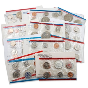 First Decade of Modern Official Uncirculated Sets 1968-1977 Plus One