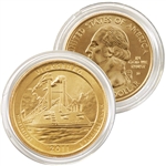 2011 Vicksburg 24 karat Gold Quarter - Denver Mint