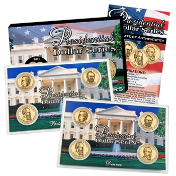 2011 Presidential Dollars P & D 2 Lens Set