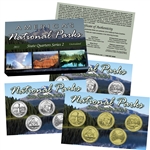 2011 National Parks Quarter Mania Set - P D & Gold