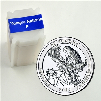 2012 El Yunque Quarter Roll - Philadelphia Mint - Uncirculated