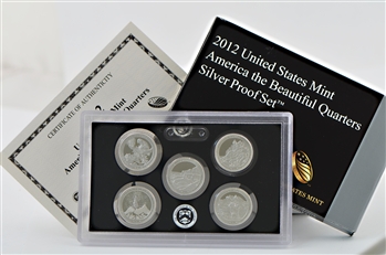 2012 America the Beautiful Quarters Silver Set - Original Government Packaging