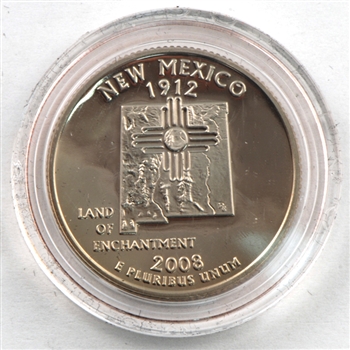2008 New Mexico Proof Quarter - San Francisco Mint