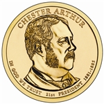 2012 Chester Arthur Presidential Precious Metal 3 Lens Set