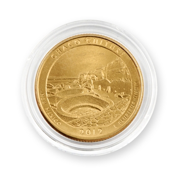 2012 Chaco Culture Qtr - Philadelphia - Gold in Capsule
