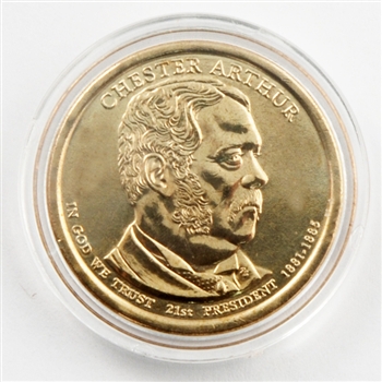 2012 Chester A. Arthur Dollar - Philadelphia - Uncirculated