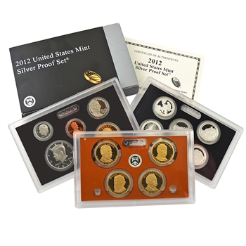 2012 US Silver Proof Set - Modern (14 pc)