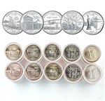 2001 50 States Quarters Collector Roll Set 10 P / 10 D - Uncirculated