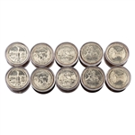 2011 50 States Quarters Collector Roll Set 10 P / 10 D - Uncirculated