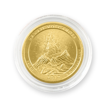 2012 Hawaii Volcanos Qtr - Philadelphia - Gold in Capsule