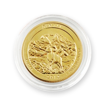 2012 Alaska Denali Qtr - Denver - Gold in Capsule