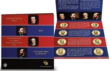 2011 Presidential 8 pc Set - Satin Finish - Original Government Packaging