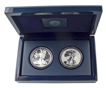 2013 Silver Eagle West Point Two Coin Proof Set