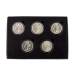 The First 5 New Orleans Mint Morgan Silver Dollars - Uncirculated