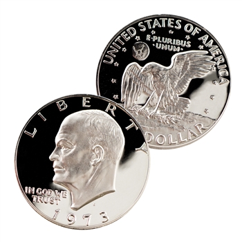 1973 Eisenhower Dollar - Silver Proof