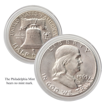 1963 Franklin Half Dollar - Philadelphia - Uncirculated