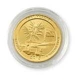 2013 Maryland Fort McHenry  Quarter - Denver - Gold in Capsule