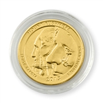 2013 South Dakota Mount Rushmore Quarter - P - Gold in Capsule