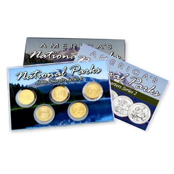 2013  National Parks Quarter Mania Set - San Francisco - Uncirculated - Gold Layered