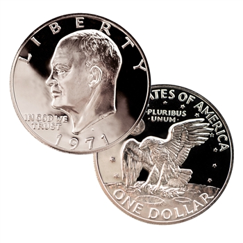 1971 Eisenhower Dollar - Silver Proof
