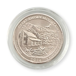 2014 Tennessee Great Smoky Mountains  Quarter - D - UNC in Capsule
